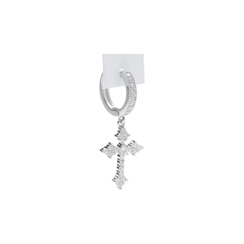 JEANSWEST Silver Plated Earrings Unisex-1