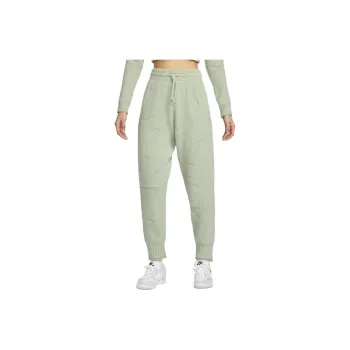Nike Sportswear PHOENIX COZY BOUCLE Casual Pants Women's Green