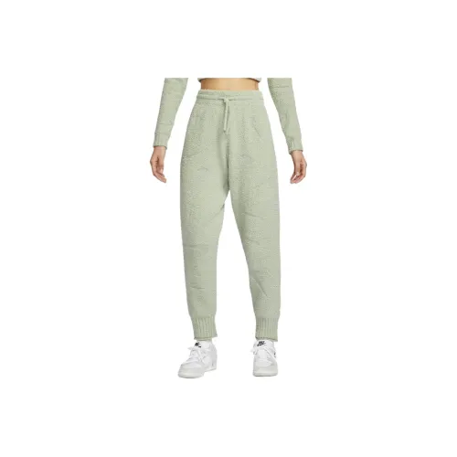 Nike Sportswear PHOENIX COZY BOUCLE Casual Pants Women's Green