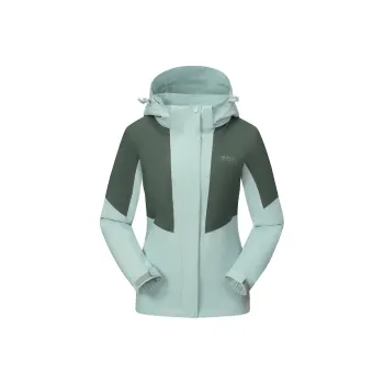 Tectop Windbreaker Jacket Women's Light Lake Blue/Gray Lake Green