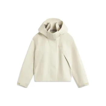 LiNing Sports Life Collection Windproof And Breathable Windbreaker Jacket Women's Oat Gray