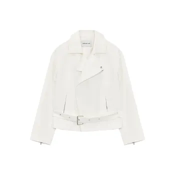 FIRELADY FUR Cropped Coat Women's Raw White