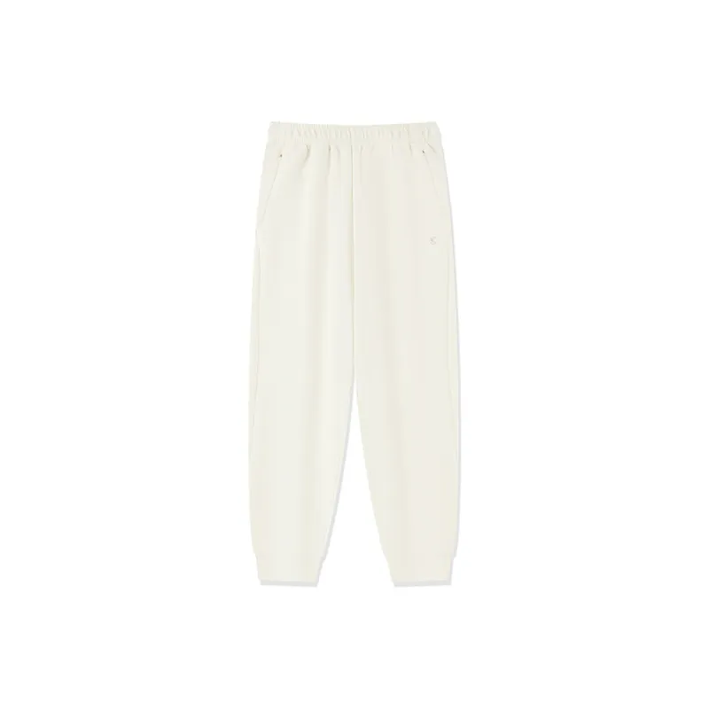 QIAODAN Casual Pants Women's Cream White-0