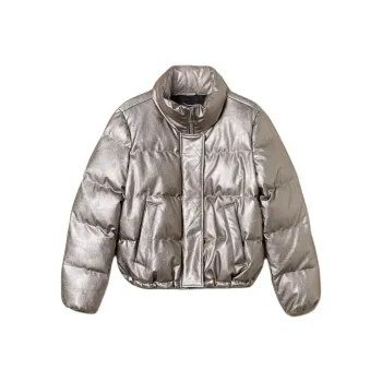 Twinset Laminated Puffer Jacket