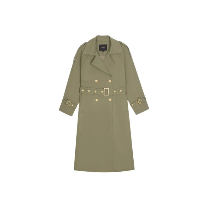 Maje Double breasted Trench Coat-0