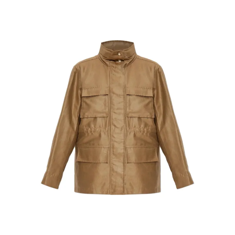 Moncler Linen Utility Jacket-0