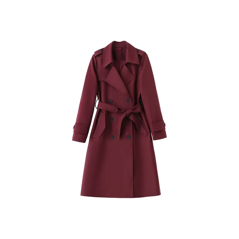 Yi Mengyuan Trench Coat Women's-1