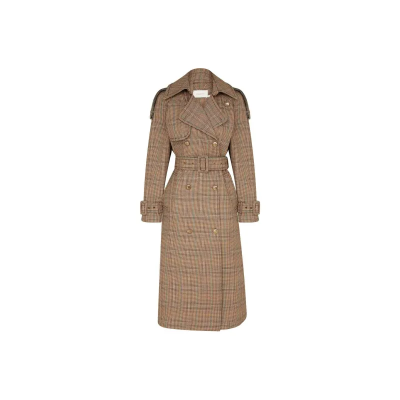 Zimmermann FW24 Trench Coat Women's Brown-0