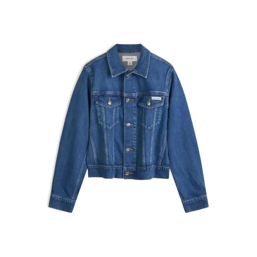 CALVIN KLEIN Denim Jacket Women's Denim Blue