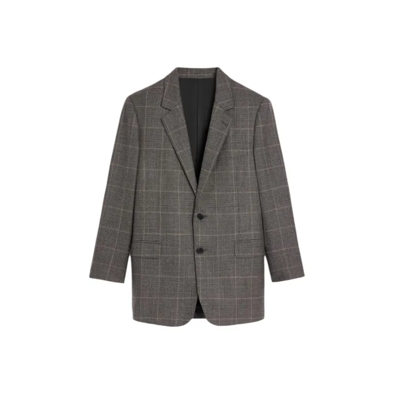 CELINE Bibliothèque Nationale De France Blazer In Prince Of Wales Wool-0