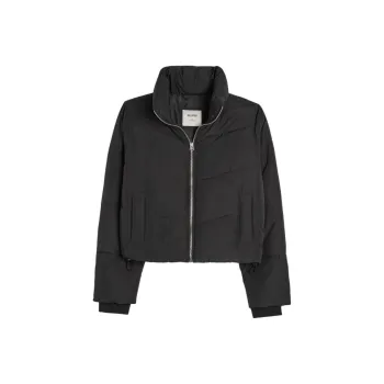 Hollister Puffer Jacket Women's Black