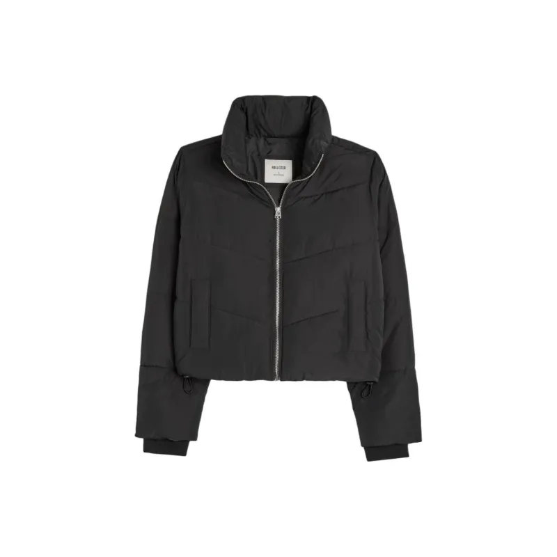Hollister Puffer Jacket Women's Black-0