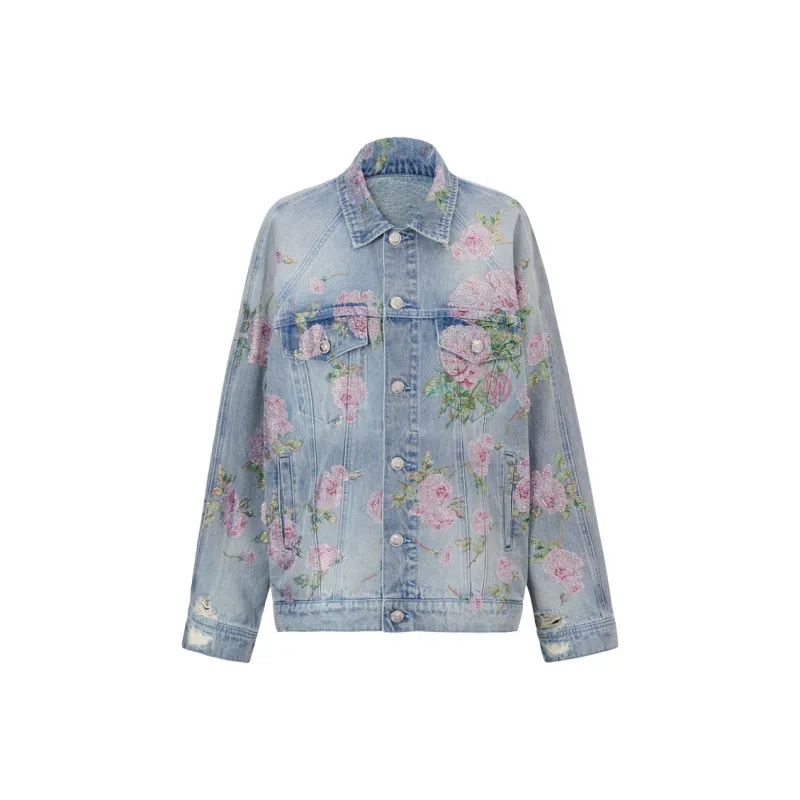 TCH Denim Jacket Unisex Denim Light Blue-0
