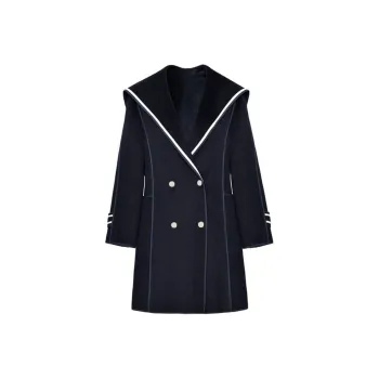 DIFFIE RIEGER Coats Women's Deep Sea Blue
