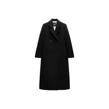 ZARA ZW Series Coats Women's Black