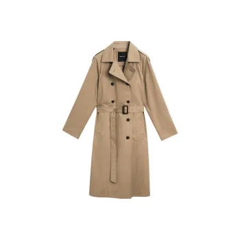 Massimo Dutti Trench Coat Women's Brown