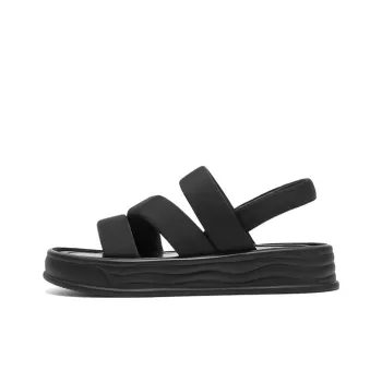 FIVE PLUS One Strap Sandals Women's Black