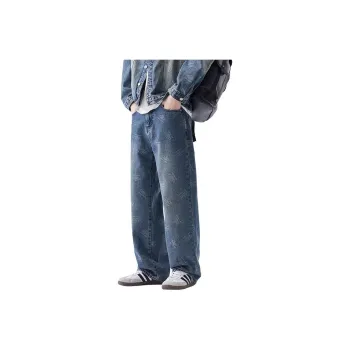 BENGEN Jeans Unisex Blue