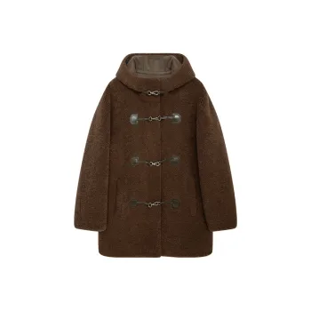 D'zzit Velvet feel Coat Unisex Tawny