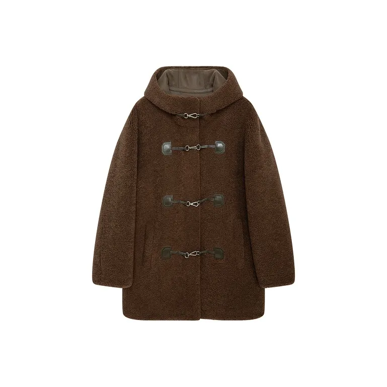 D'zzit Velvet feel Coat Unisex Tawny-0