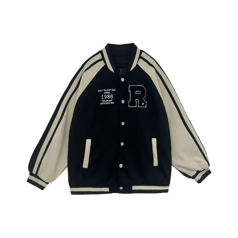 Icicofficial Baseball Jacket Unisex Black-0