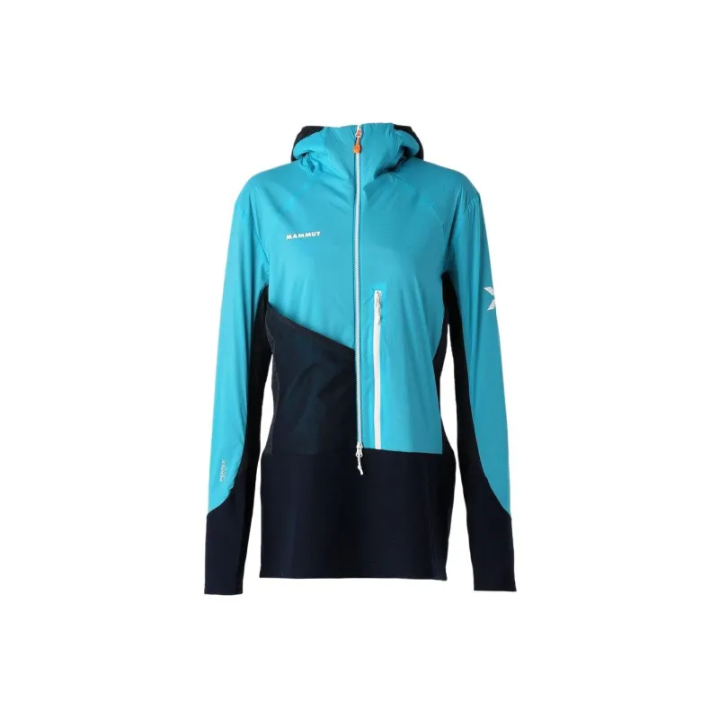 MAMMUT Waterproof And Windproof Windbreaker Jacket Women's Sky Blue-0