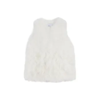 Bebe Vests Women's White