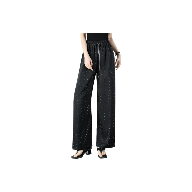 TERRE BLEUE Casual Pants Women's Black-0