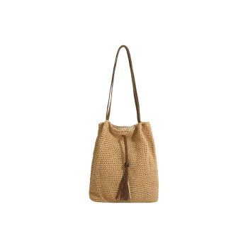 Ceion Keust Woven Shoulder Bag Medium Size Women's Multicolor
