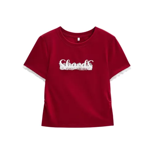Love to serve T Shirts Women's Red