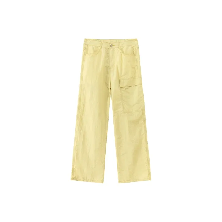 NO ONE ELSE Casual Pants Unisex Huanghuali Yellow-0