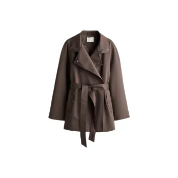H&M Trench Coat Women's Dark Umber