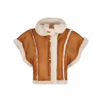 Halfboy Leather Jacket Women's Brown