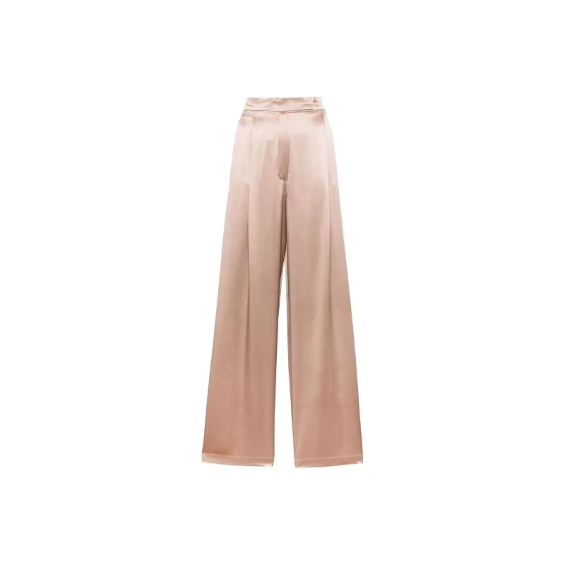 MaxMara Fiesta Wide leg Silk Trousers-0