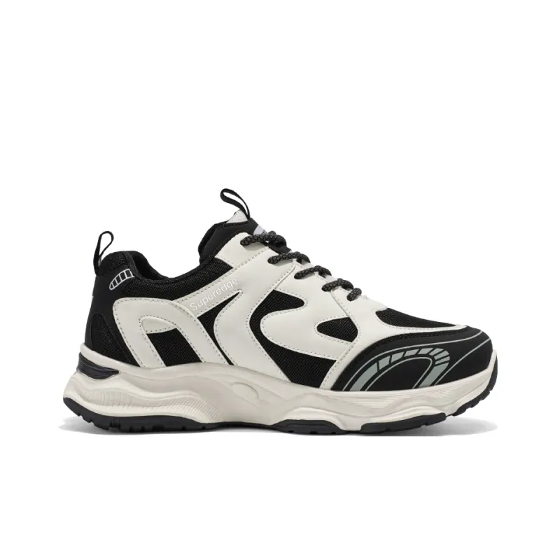 SUPEREDGE Slip Resistant And Abrasion Resistant Coverage Low Top Chunky Sneakers Men's-1