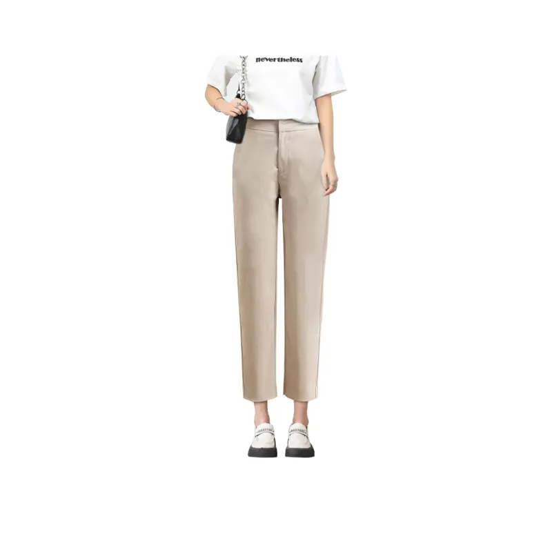 Silly Casual Pants Women's Beige Camel-0