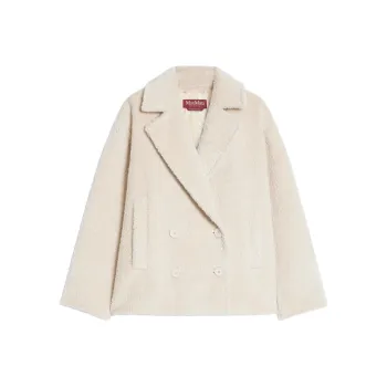 MaxMara Studio Double-Breasted Long-Sleeved Jacket