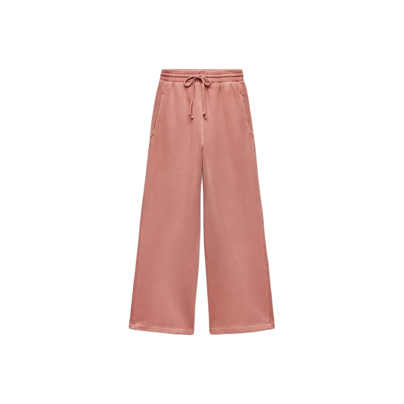 ZARA Casual Pants Women's Pink-0