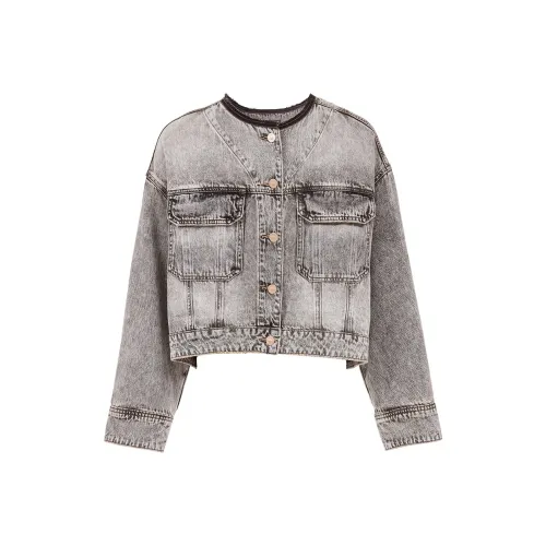 ONLY Denim Jacket Women's J08 Light Denim Gray