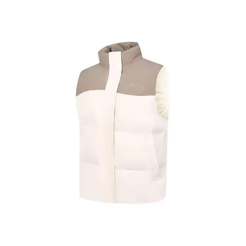 QIAODAN Vest Women's Cream White/Walnut-0