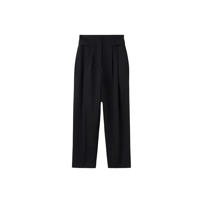 TOTEME Double Pleated Loose Pants-0