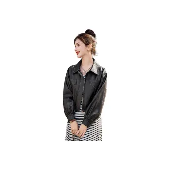 Yi Mengyuan Leather Jacket Women's