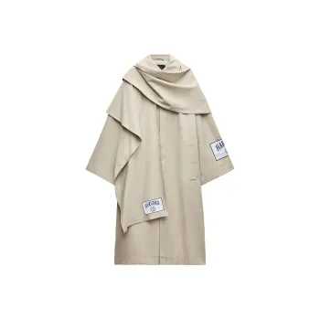 ZARA Trf Trench Coat Women's Light Green