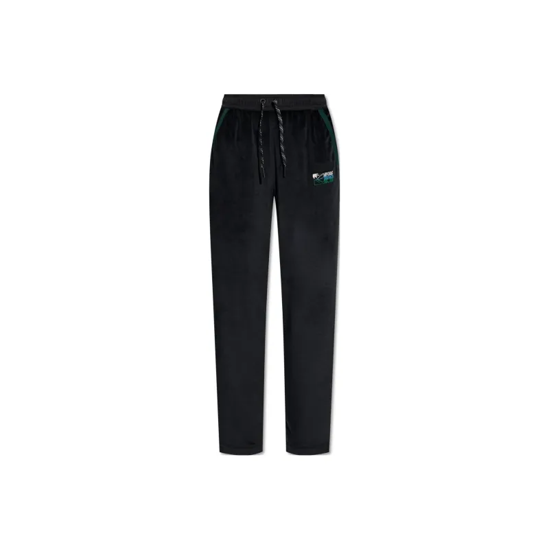 Moncler Grenoble Velvet Drawstring Track Pants-0
