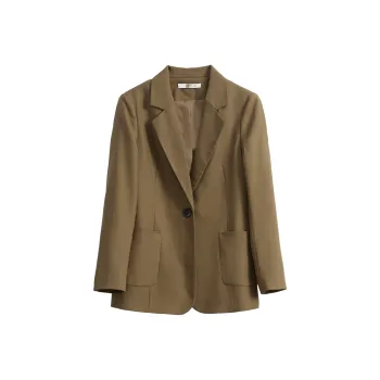 Mambe Business Suit Women's D22068 Coffee Brown