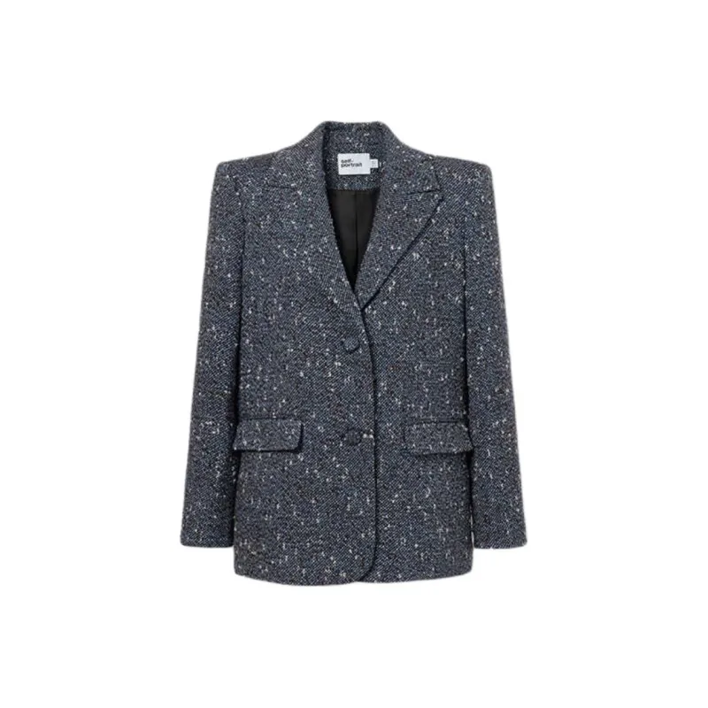 Self portrait Boucle Blazer-0