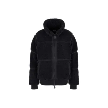 EMPORIO ARMANI EA7 FW24 Puffer Jacket Women's Black