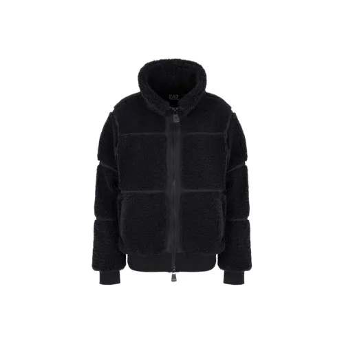 EMPORIO ARMANI EA7 FW24 Puffer Jacket Women's Black