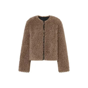 MOCO Velvet feel Coat Women's Warm Camel