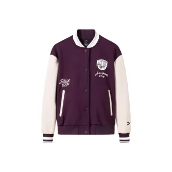 Anta Life Collection Baseball Jacket Women's Dark Plum Purple